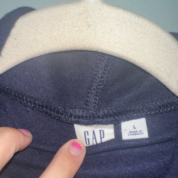 Gap Letter navy women's sweatshirt with pocket - Picture 6 of 10